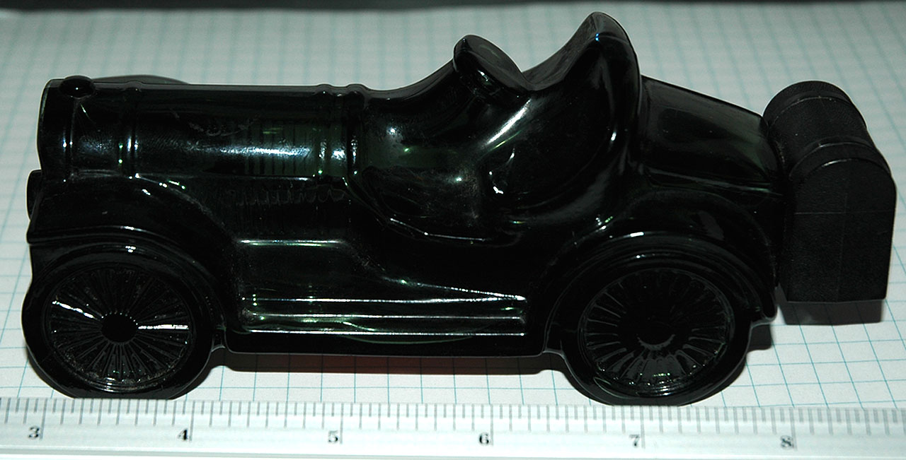 AVON Straight Eight Empty Bottle Old Car Dark Green eBay